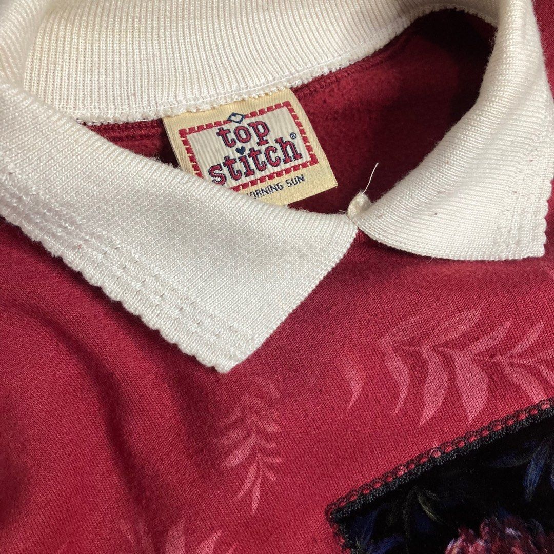 vintage rose sweater, Women's Fashion, Coats, Jackets and Outerwear on ...