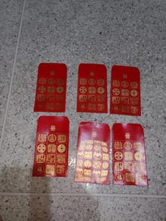 Vintage UOB Chung khiaw lee wah bank red packets