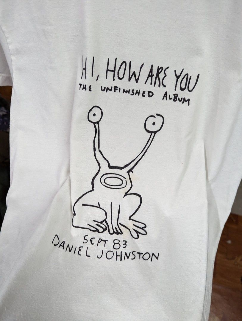 Daniel johnston on sale kurt cobain t-shirt