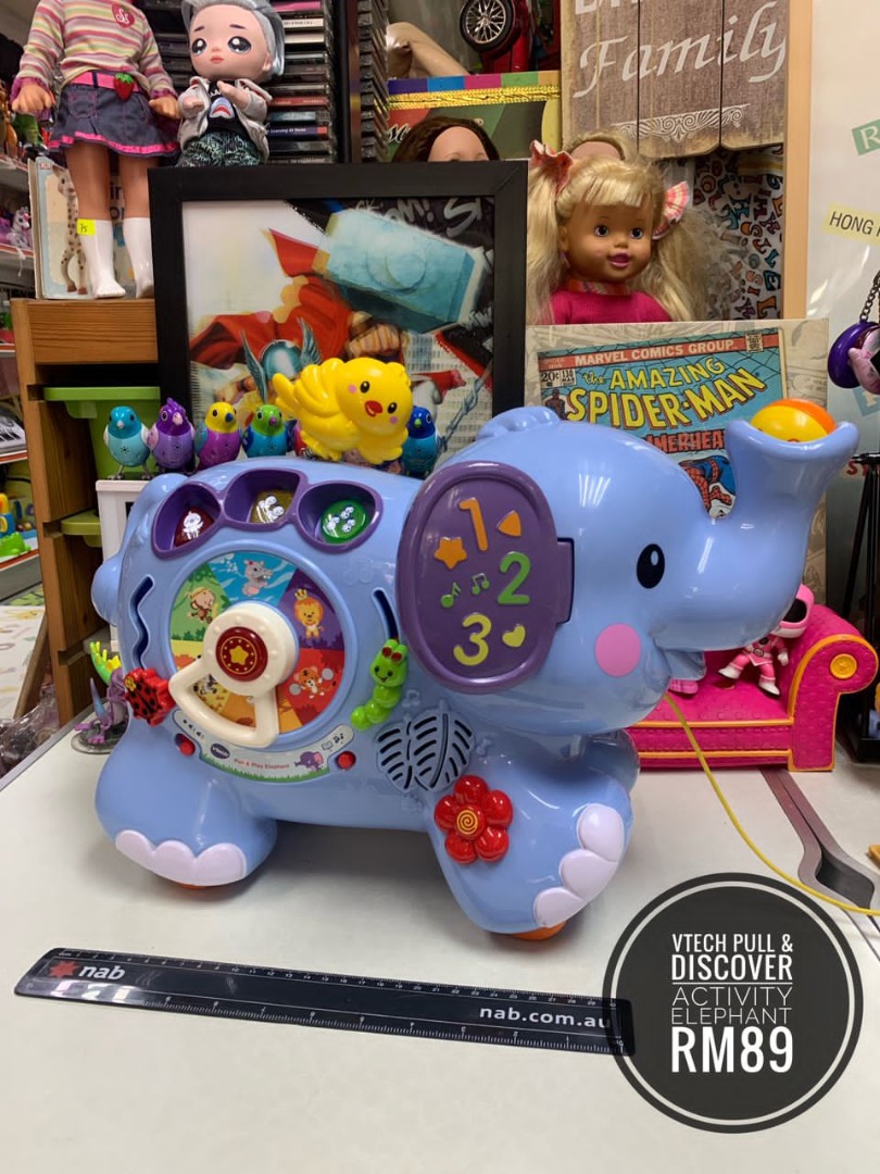 Vtech pull shop & play elephant