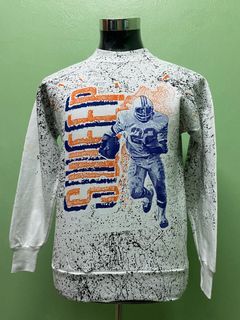 Vtg american football fullprint / aop sweatshirt - bbt1