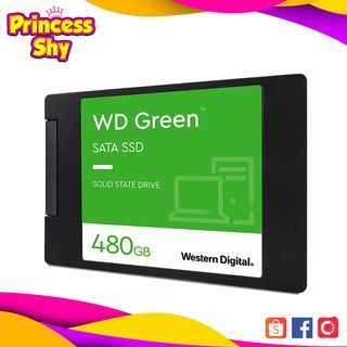 Western Digital WD Green 480GB 2.5" SATA SSD 3D NAND 7mm Internal Solid State Drive WDS480G3G0A