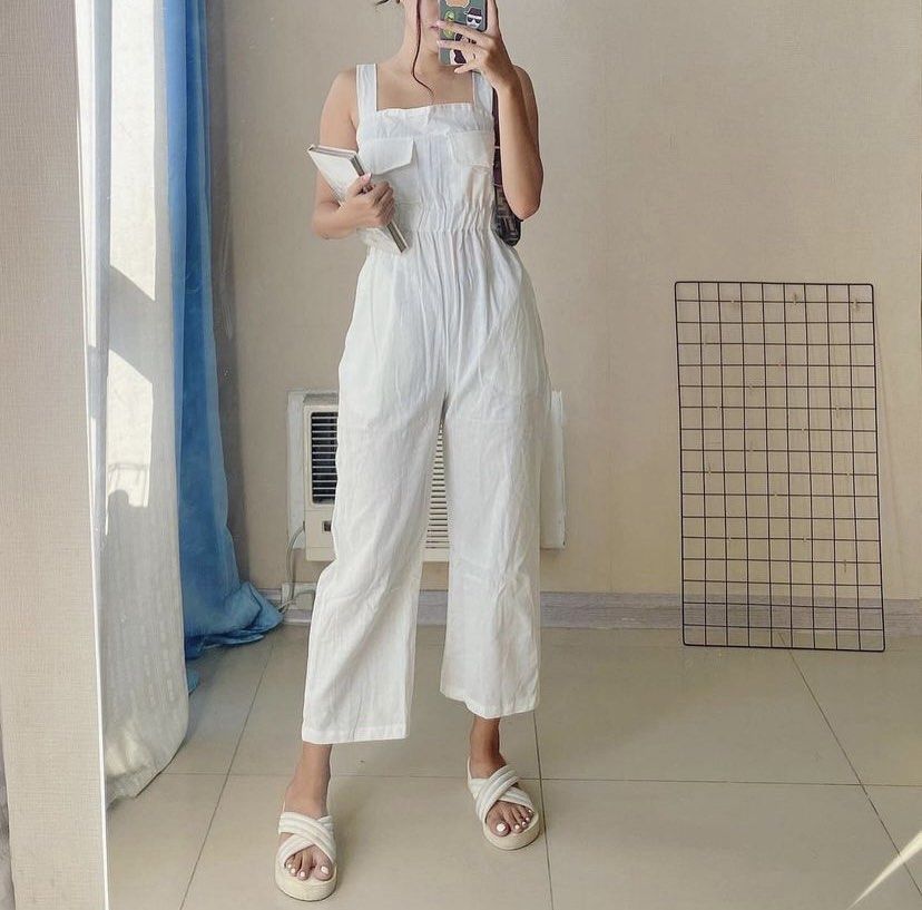 Linen jumper pants online