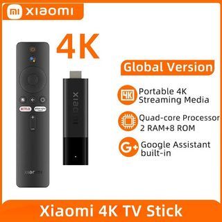 Xiaomi Tv stick 4k resolution Global Version with built in chromecast watch disney plus