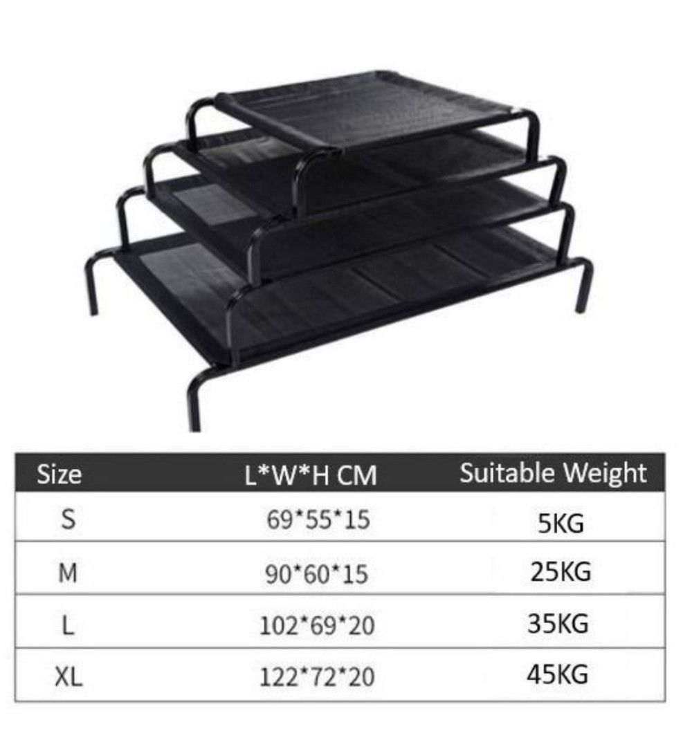 Elevated dog hot sale bed xl