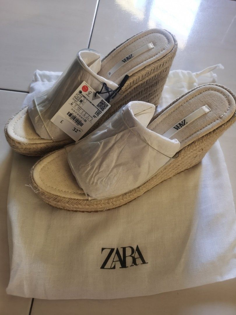 Zara Wedge Sandal on Carousell