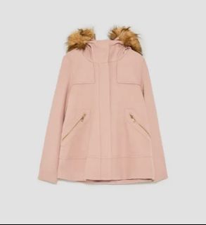 Zara Wool Coat with Hood