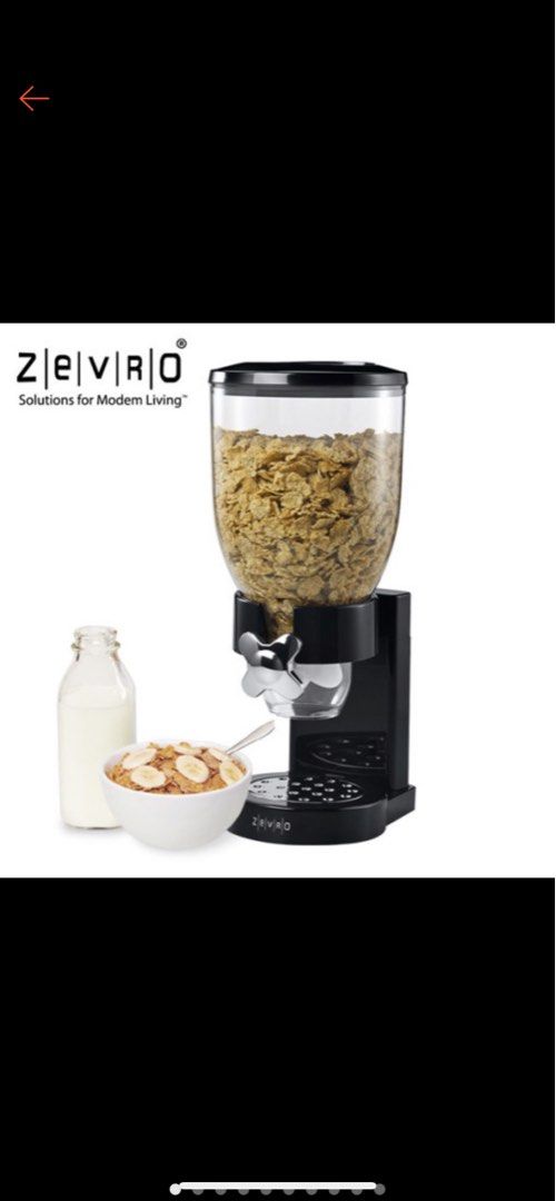 Zevro cereal dispenser, Furniture & Home Living, Kitchenware