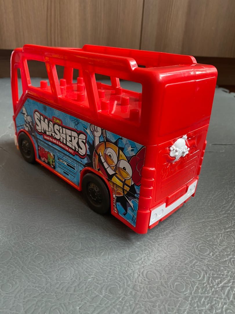 Zuru Smashers Smash bus red Hobbies Toys Toys Games on