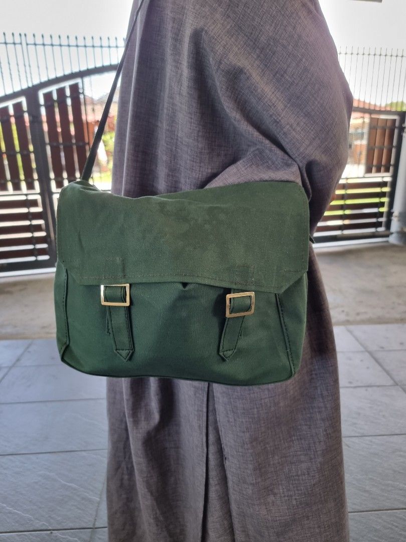 Canvas school bag top