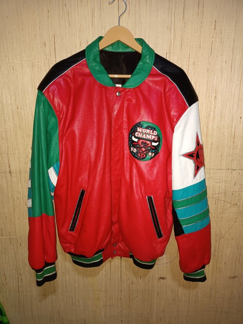 Jeff Hamilton Chicago Bulls 91-98 Champions Varsity Jacket - Large – The  Vintage Store