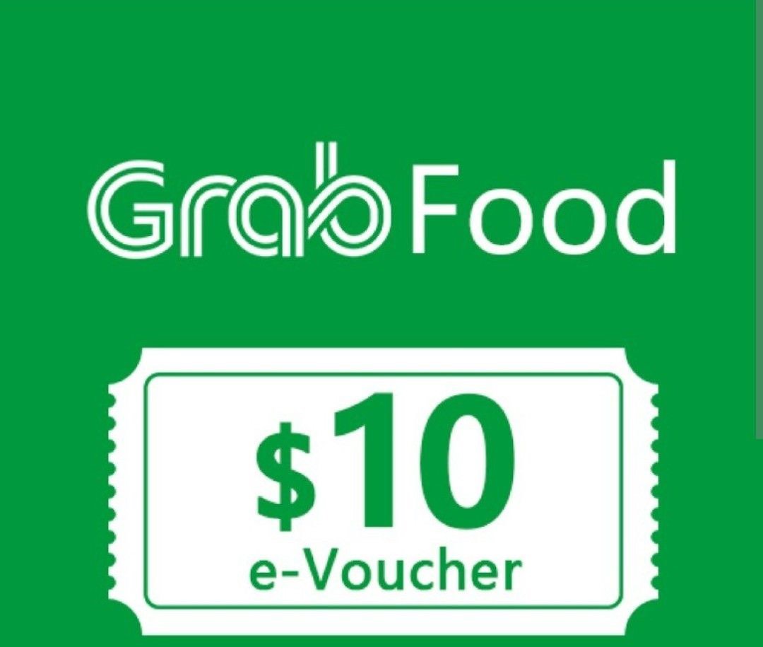 2x 10 grab food voucher, Tickets & Vouchers, Vouchers on Carousell