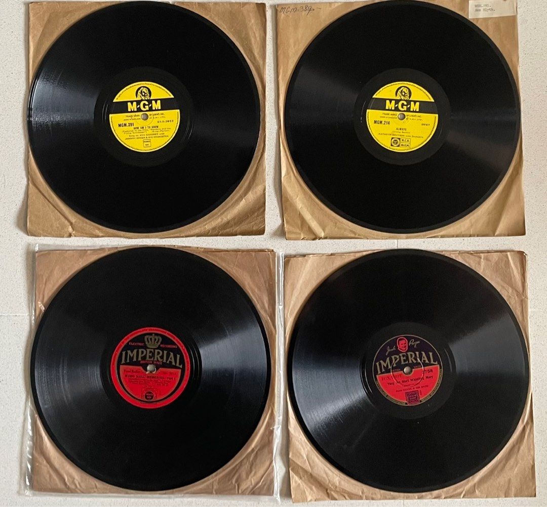 Shellac Music 78 rpm - Gramophone Shellac, Hobbies & Toys, Music & Media, Vinyls on ...