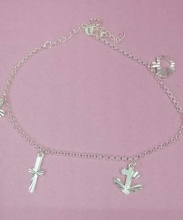 925 Anchor Silver Anklet