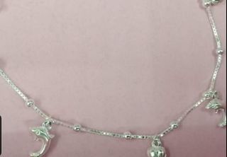 925 Dolphin Silver Anklet
