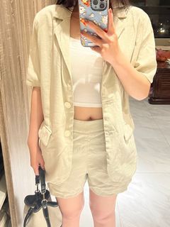 棉麻套裝
