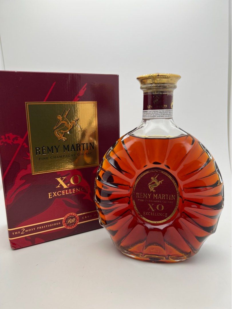 舊裝1公升人頭馬天醇Remy Martin Xo Excellence Cognac 1000ml, 嘢食