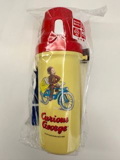 日本環球影城 兒童抗菌直飲水樽 curious george 好奇小猴