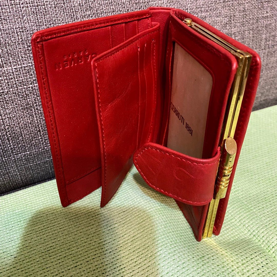 法國名牌 Carven paris 真皮皮夾 錢包