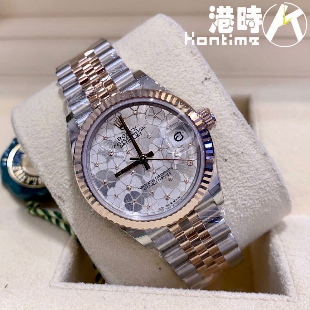 Rolex hot sale floral motif