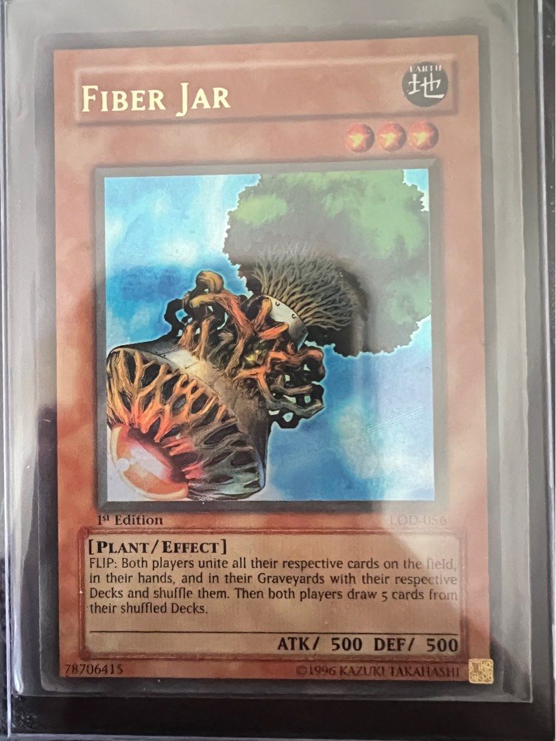 yugioh fiber jar deck Amazon.com: Yu-Gi-Oh! - Fiber Jar (DB2-EN166) - Dark Beginnings 2 -  Unlimited Edition