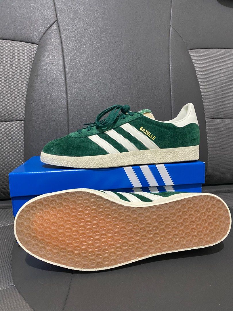 Adidas Gazelle Dark Green / Off White - GY7338