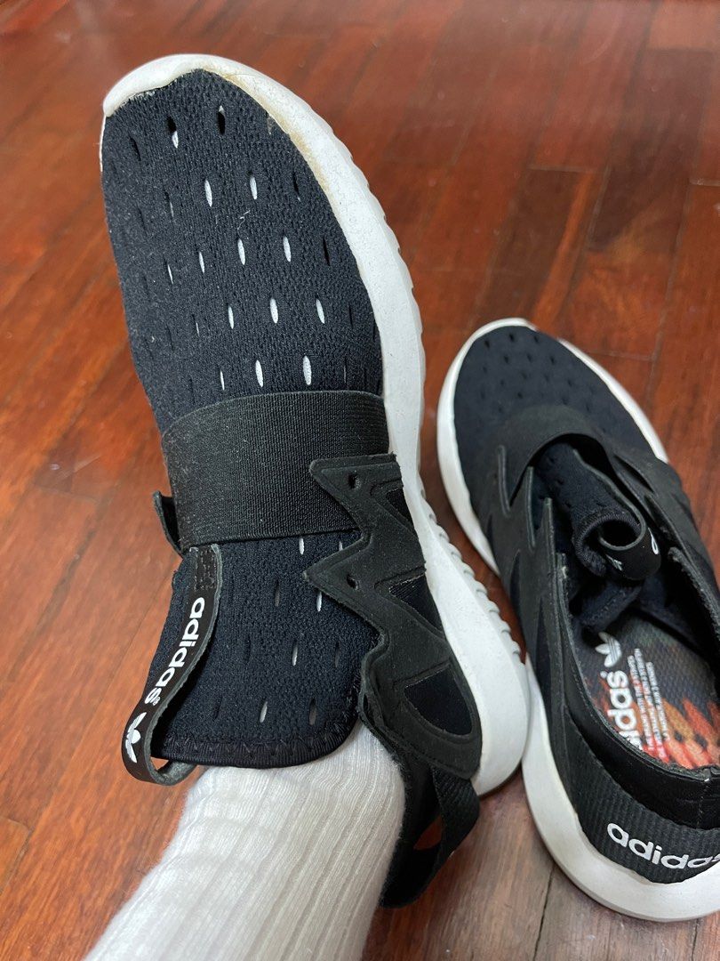 Adidas tubular bounce leather shoe top
