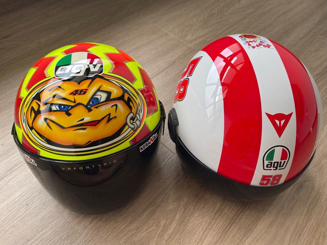 AGV Bali Helmet Bundle, Motorcycles, Motorcycle Apparel on Carousell