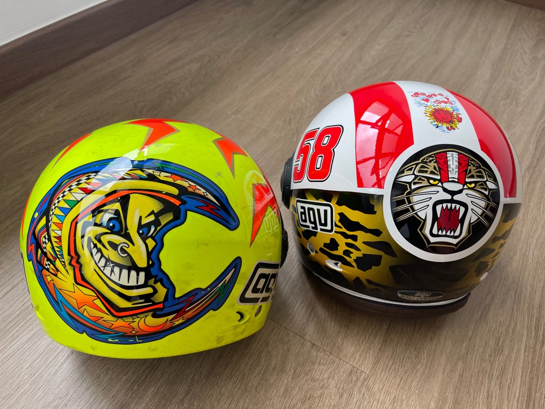 AGV Bali Helmet Bundle, Motorcycles, Motorcycle Apparel on Carousell