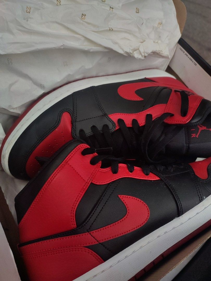 Air Jordan mid bred size US 12.5 UK 11.5 Men s Fashion Footwear