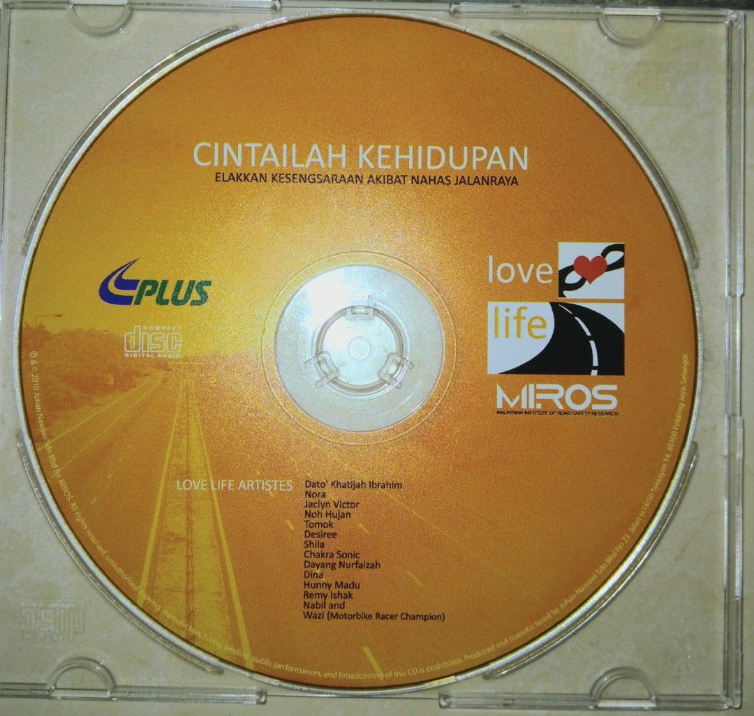 Album CD Kompilasi 'Love Life (Cintailah Kehidupan)' [Keluaran