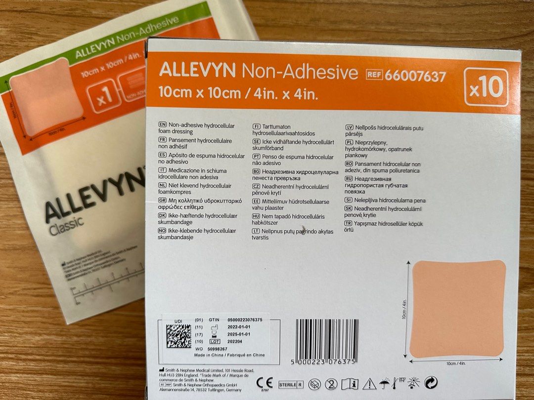Allevyn Classic NonAdhesive Wound Dressing Bandage Plaster For Bedsore