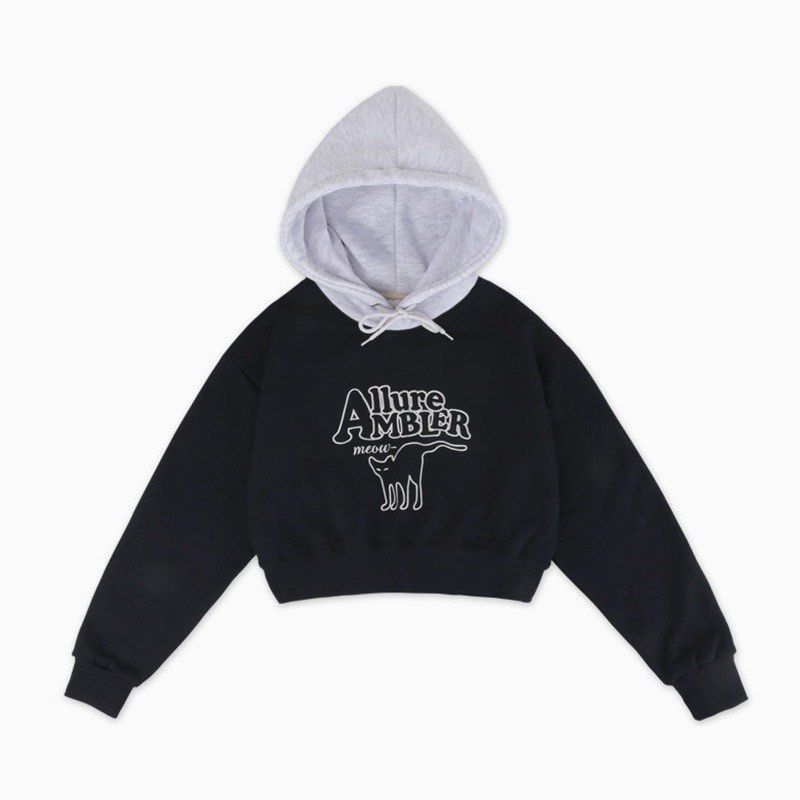 Cat crop hoodie shop