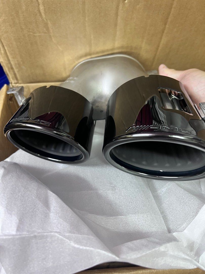 AMG exhaust tips, Car Accessories, Accessories on Carousell