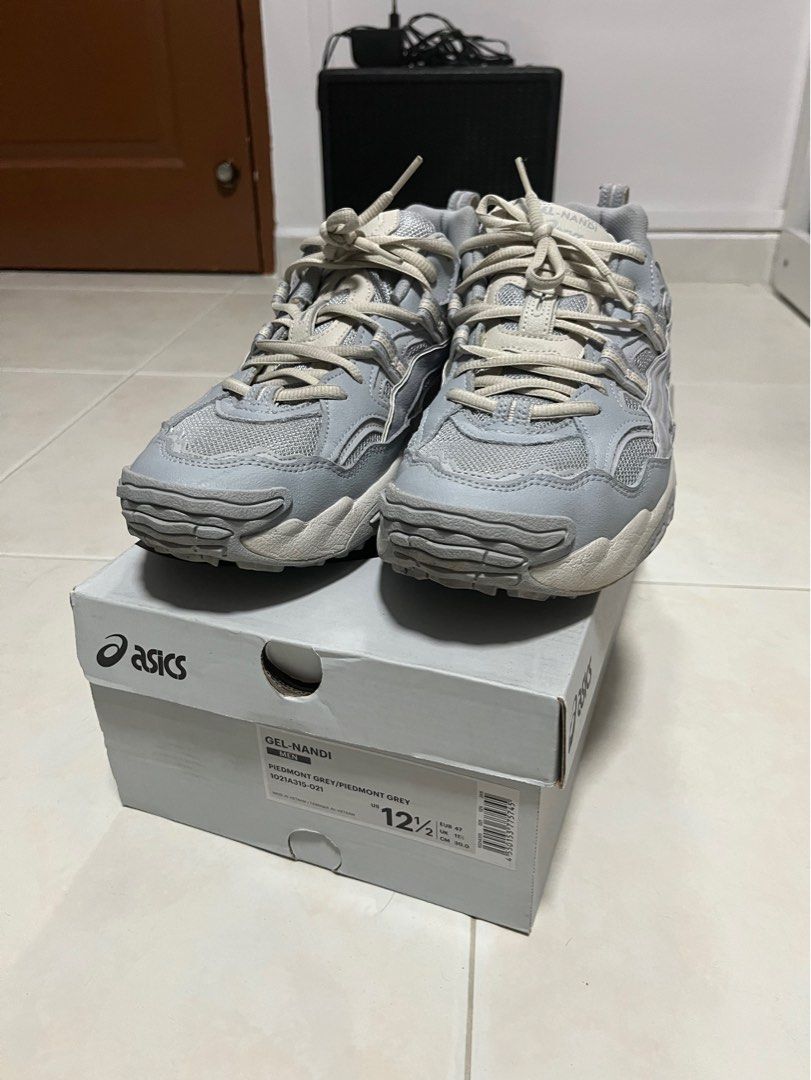 ASICS Gel Nandi Piedmont Grey size EU 47 Men s Fashion Footwear Sneakers on Carousell