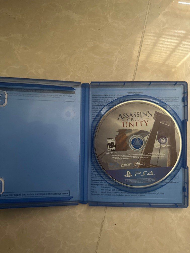 Assassin's Creed Unity PS4, Video Gaming, Video Games, PlayStation on ...