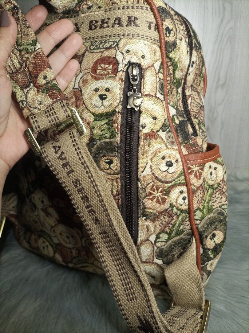 Danny bear backpack top