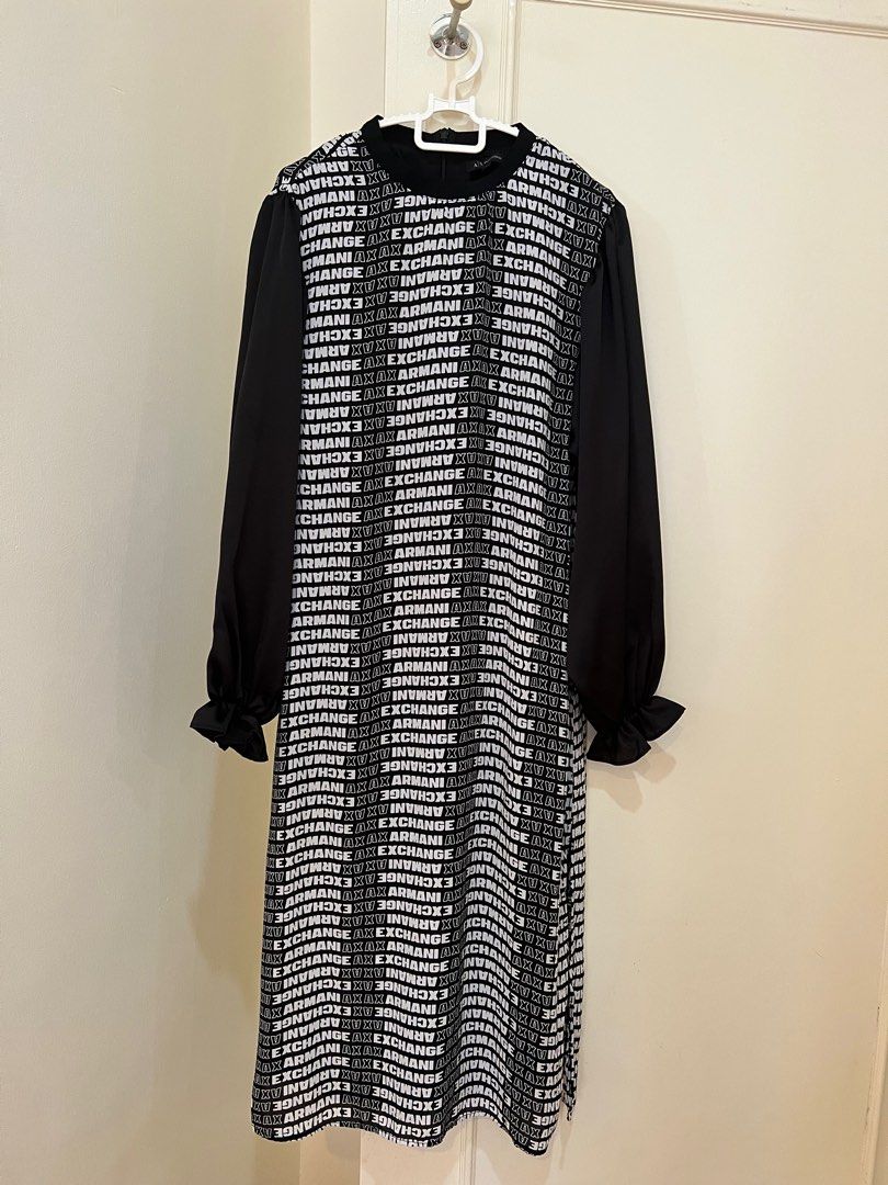 Authentic Armani Exchange Long Dress size 4 can fit S or Small M, Women's  Fashion, Tops, Blouses on Carousell