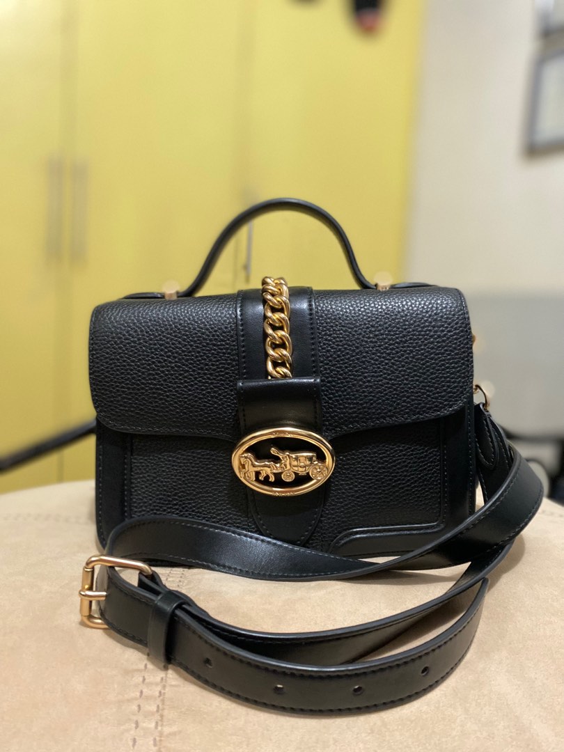 AUTHENTIC COACH Small Top Handle, Luxury, Bags & Wallets on