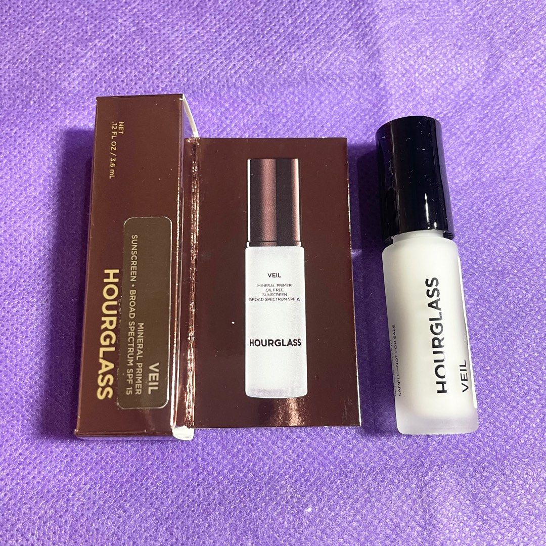 AUTHENTIC Hourglass veil mineral makeup primer base (Category: Makeup) located in Pasig City. Submitted by vanityboutique (Listing ID 1218774738, Image 1). Description: AUTHENTIC Hourglass makeup primer base Pm for more details 3ml with box Brand new and authentic Selling low and affordable One of the best selling brands in the makeup skincare world Pm for more details 3ml with box Brand new and authentic Selling low and affordable One of the bes