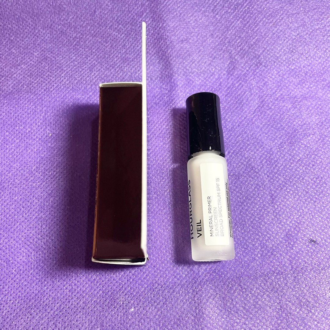 AUTHENTIC Hourglass veil mineral makeup primer base (Category: Makeup) located in Pasig City. Submitted by vanityboutique (Listing ID 1218774738, Image 2). Description: AUTHENTIC Hourglass makeup primer base Pm for more details 3ml with box Brand new and authentic Selling low and affordable One of the best selling brands in the makeup skincare world Pm for more details 3ml with box Brand new and authentic Selling low and affordable One of the bes