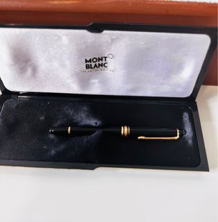 Authentic Mont Blanc black ball Pen