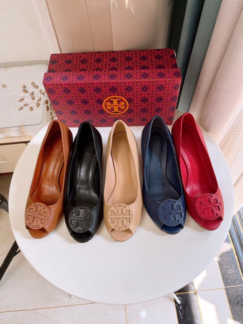 Authentic Tory Burch Shoes Miller wedges shoes, Luxury, Sneakers & Footwear  on Carousell