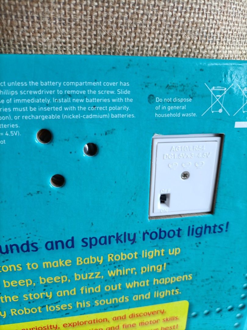 Baby Robot book, Hobbies & Toys, Books & Magazines, Children's Books on