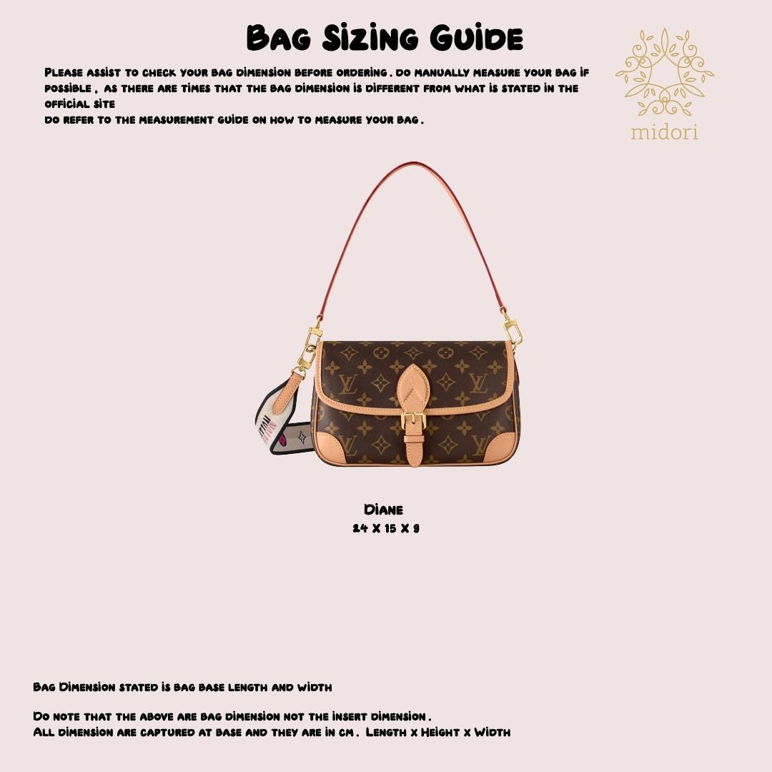 Louis Vuitton Bag Size Guide