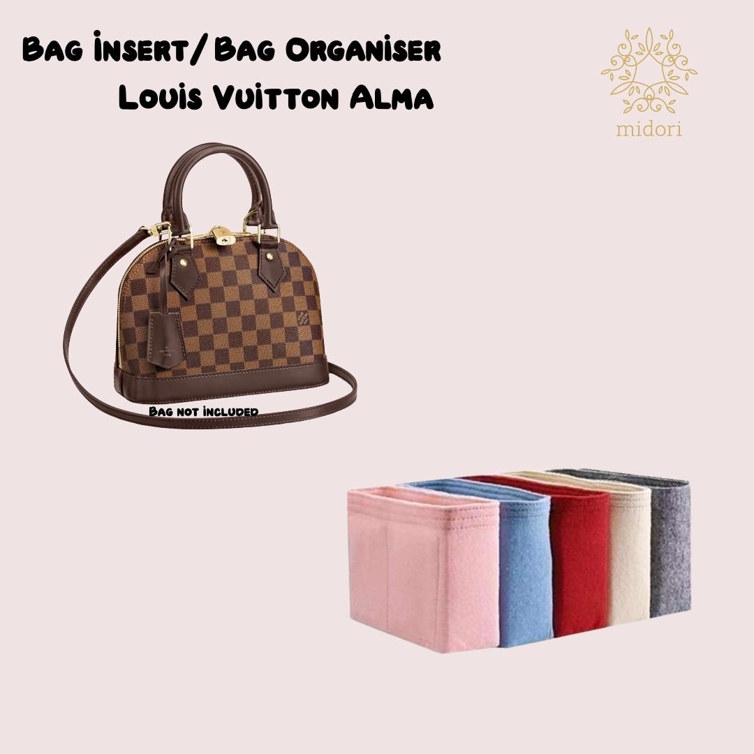 Louis Vuitton Alma Organizer Insert, Bag Organizer with Double