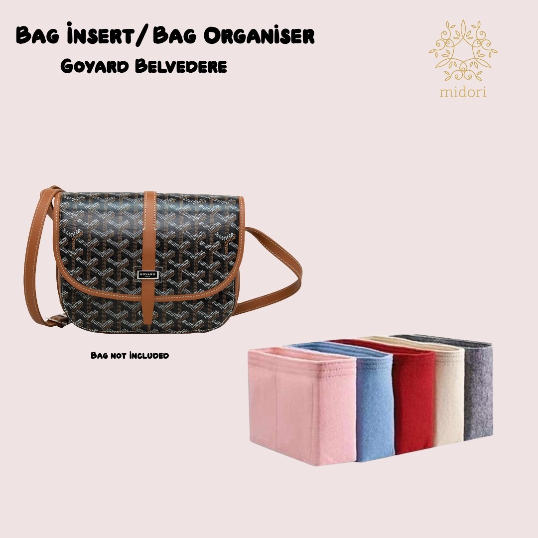  Bag Insert Bag Organiser for Goyard Belvedere MM