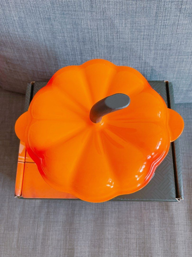 Berndes Cast Iron Pumpkin Pot, Furniture & Home Living, Kitchenware
