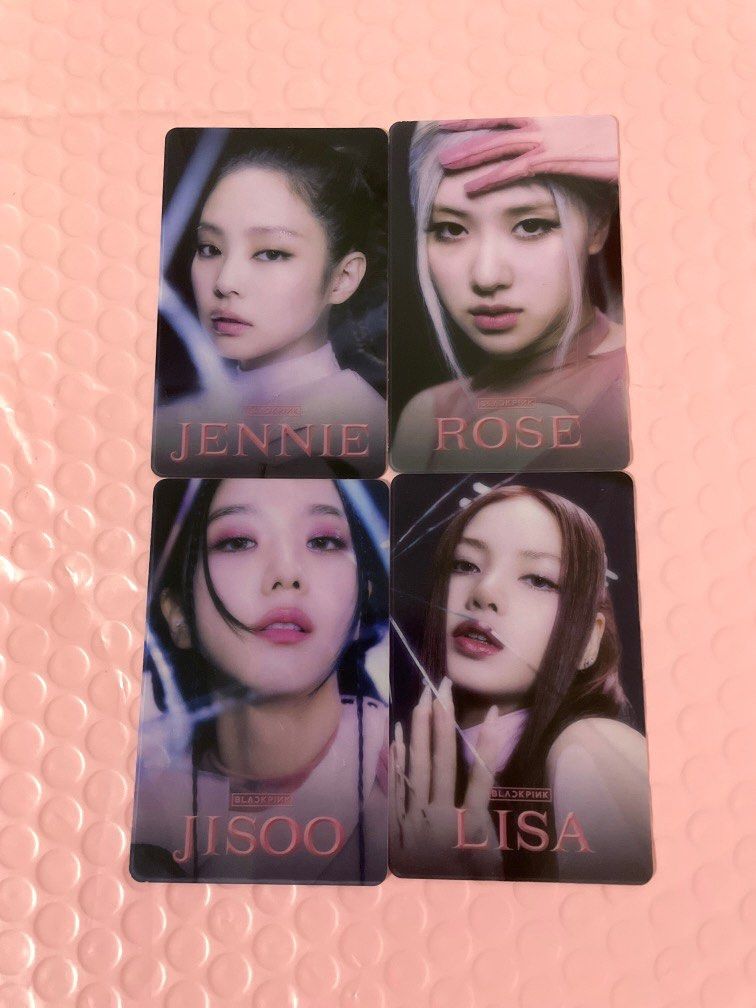 Blackpink pob photocard pc born pink album Kpopmerch Kpop merch