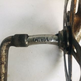 bmx parts crank chainring paddle Raleigh japan